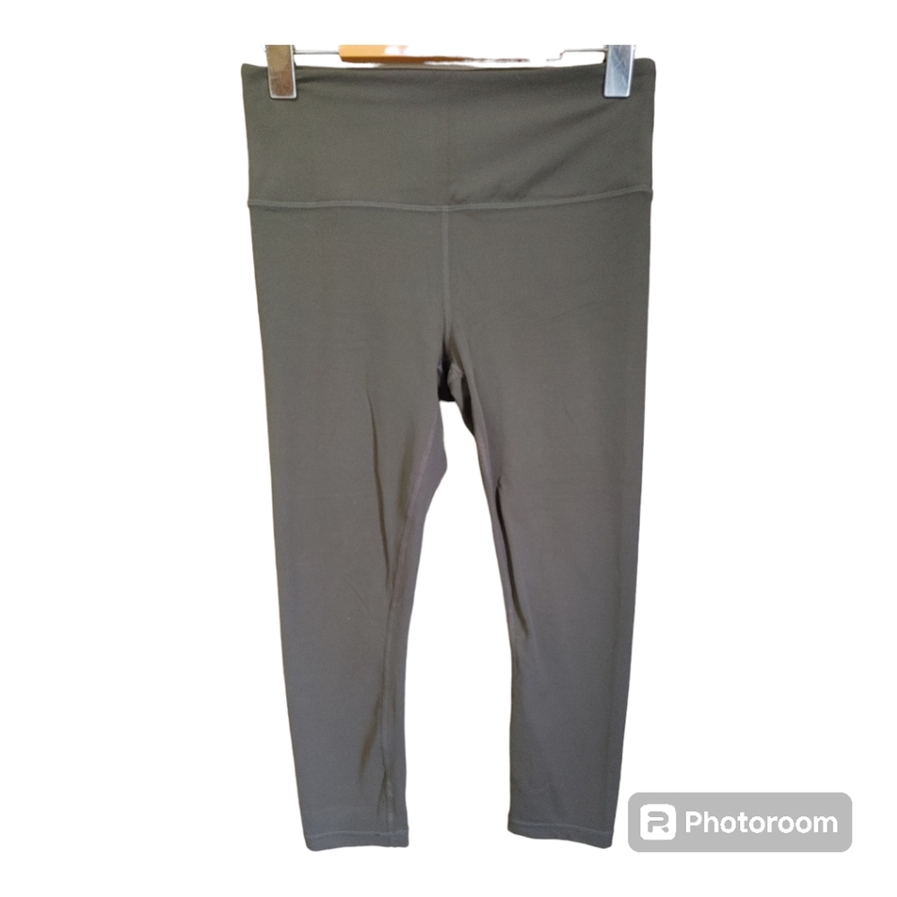 ATHLETA Grey Cropped Capri Leggings Size Small